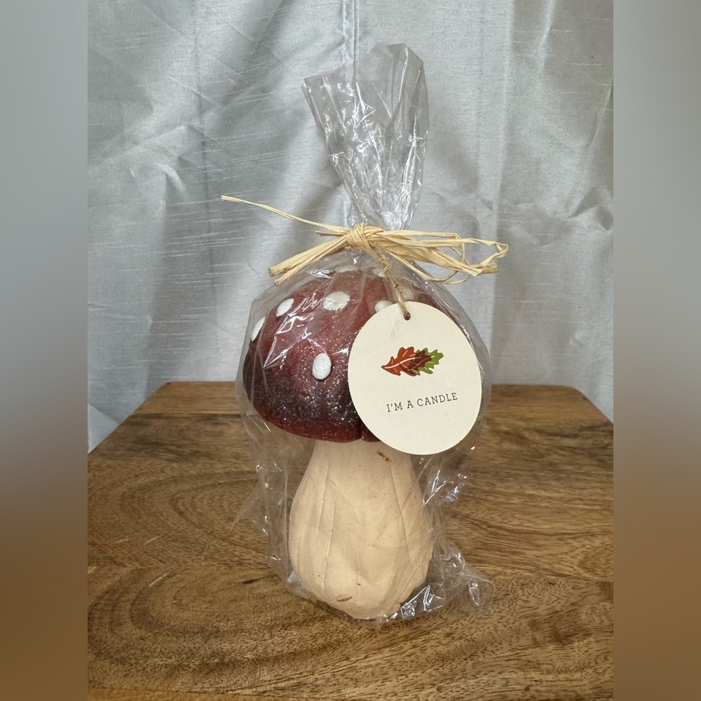 Mushroom Shaped Candle  🍄